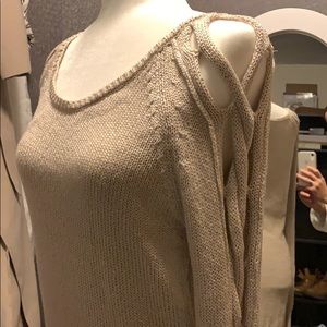 Beautiful Cream V-Neck Sweater